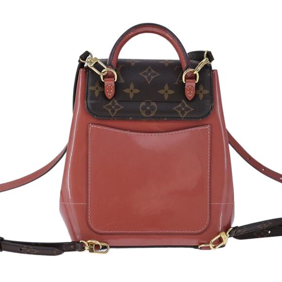 LOUIS VUITTON Monogram Vernis Hot Springs Backpack Pink M53545 - Picture 2 of 16